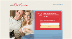 Desktop Screenshot of meetcatlovers.com